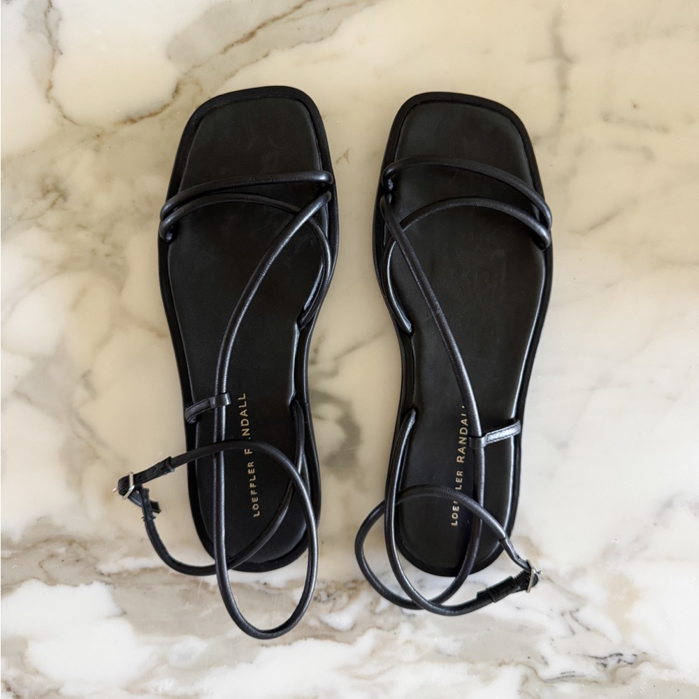 Loeffler Randall Black Noor Sandals